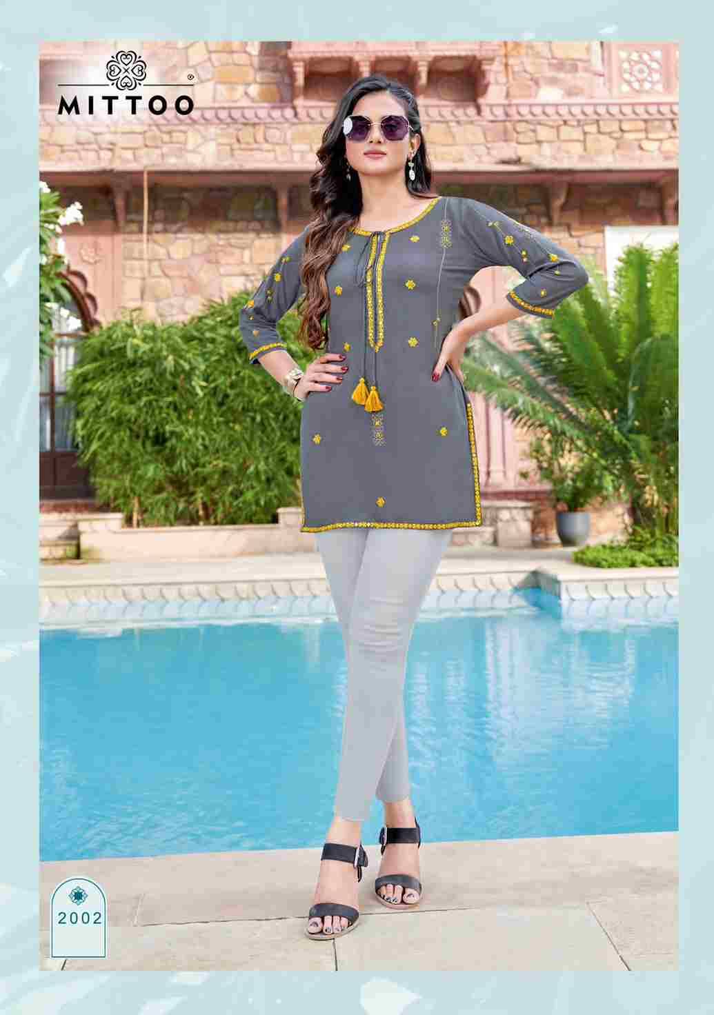 Softy By Mittoo 2001 To 2006 Series Designer Stylish Fancy Colorful Beautiful Party Wear & Ethnic Wear Collection Rayon Embroidery Tops At Wholesale Price