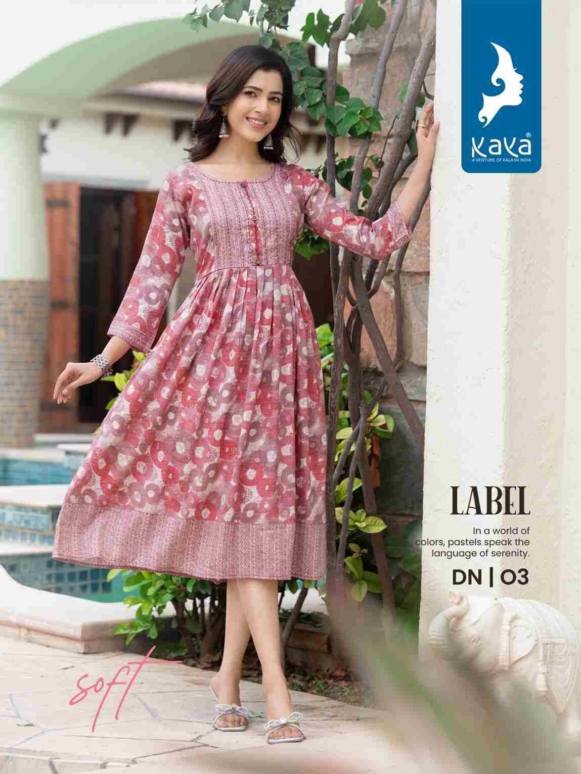 Label By Kaya 01 To 08 Series Designer Stylish Fancy Colorful Beautiful Party Wear & Ethnic Wear Collection Rayon Print Kurtis At Wholesale Price