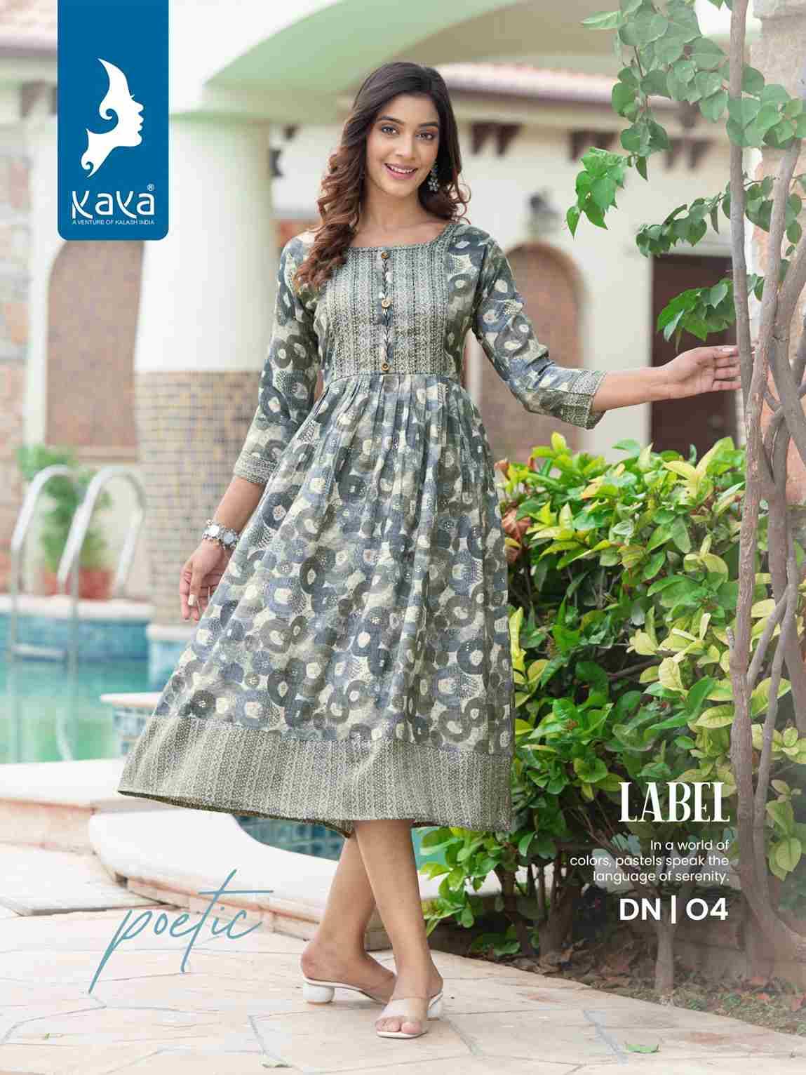 Label By Kaya 01 To 08 Series Designer Stylish Fancy Colorful Beautiful Party Wear & Ethnic Wear Collection Rayon Print Kurtis At Wholesale Price