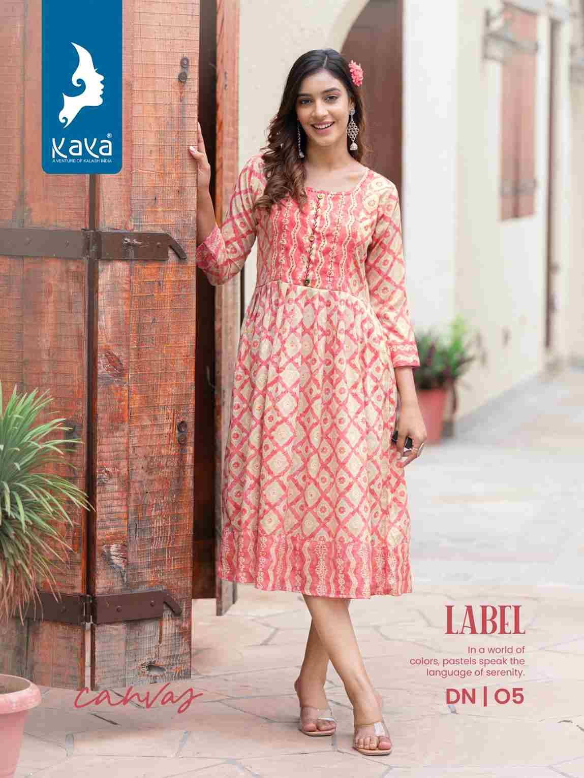 Label By Kaya 01 To 08 Series Designer Stylish Fancy Colorful Beautiful Party Wear & Ethnic Wear Collection Rayon Print Kurtis At Wholesale Price