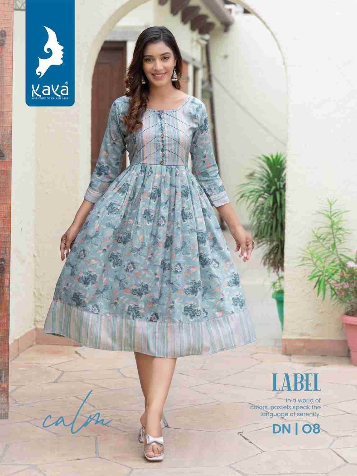Label By Kaya 01 To 08 Series Designer Stylish Fancy Colorful Beautiful Party Wear & Ethnic Wear Collection Rayon Print Kurtis At Wholesale Price