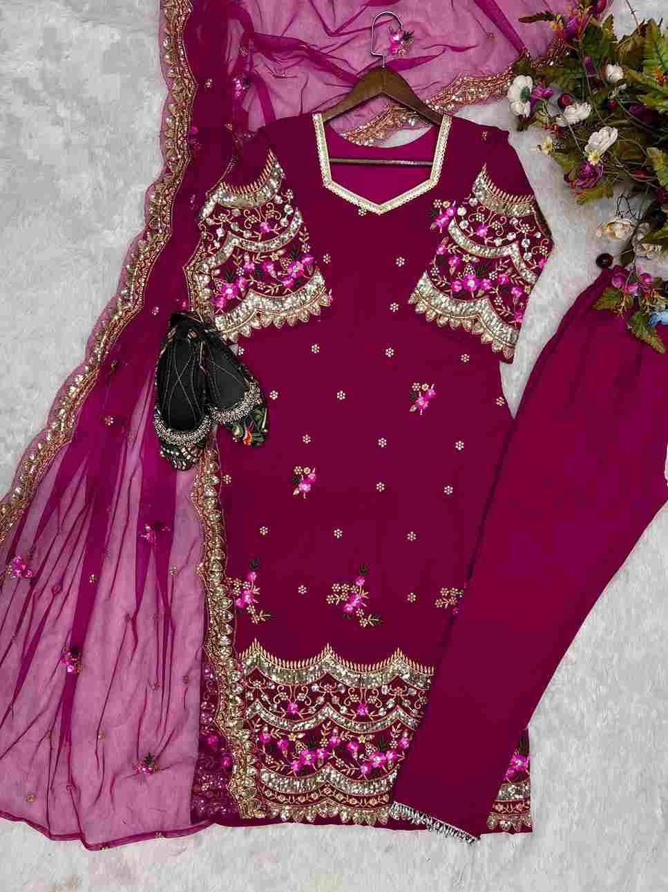 L-1757 By Fashid Wholesale Designer Festive Suits Beautiful Fancy Colorful Stylish Party Wear & Occasional Wear Georgette Embroidered Dresses At Wholesale Price