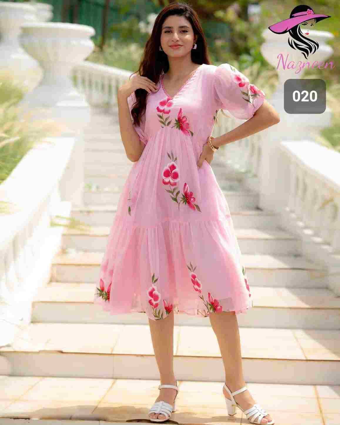 Dream Girl By Nazneen 020 To 025 Series Designer Stylish Fancy Colorful Beautiful Party Wear & Ethnic Wear Collection Kota Checks Print Kurtis At Wholesale Price