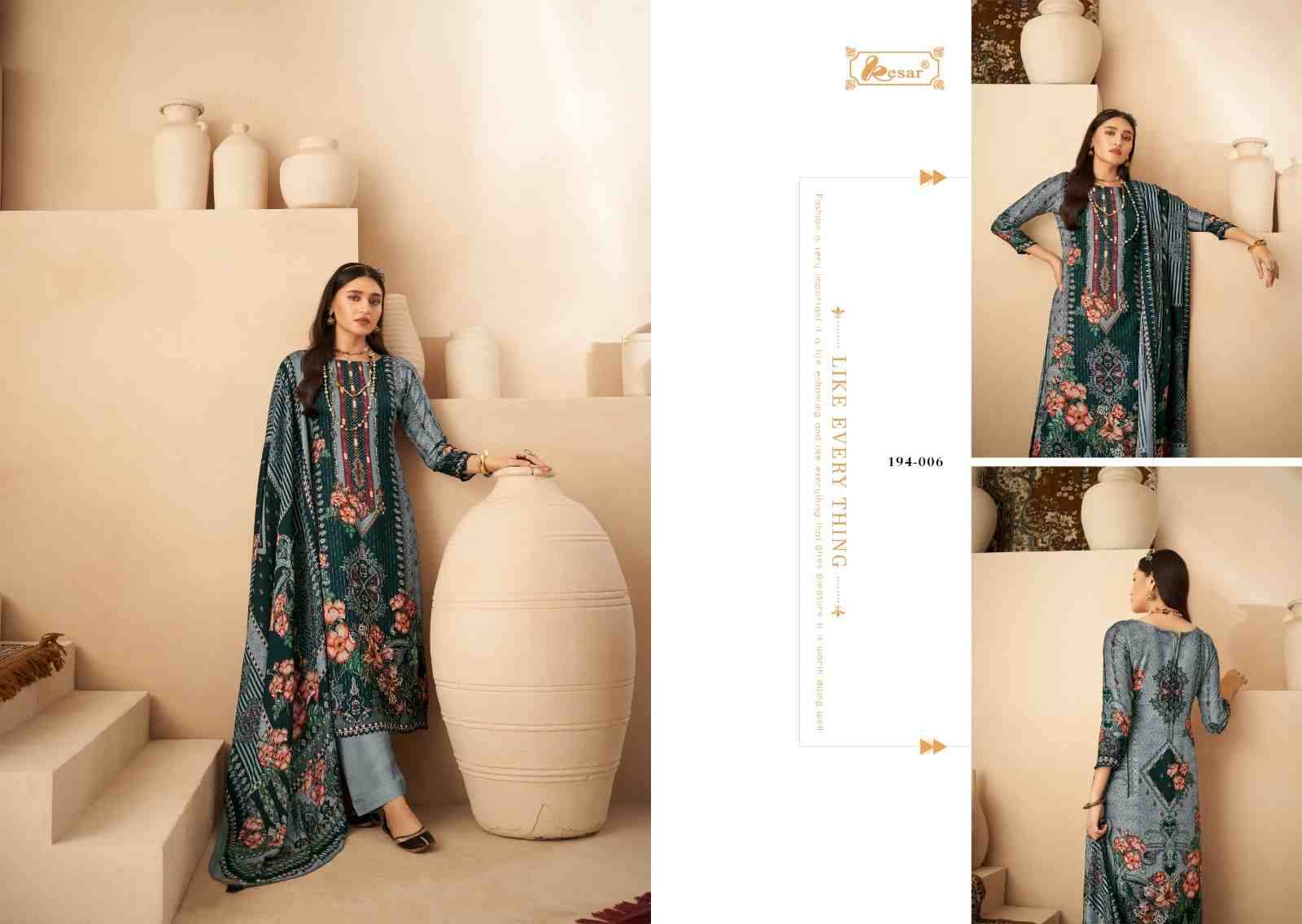 Mahfuz By Kesar 194-001 To 194-006 Series Beautiful Festive Suits Stylish Fancy Colorful Party Wear & Occasional Wear Pure Viscose Silk Pashmina With Embroidery Dresses At Wholesale Price
