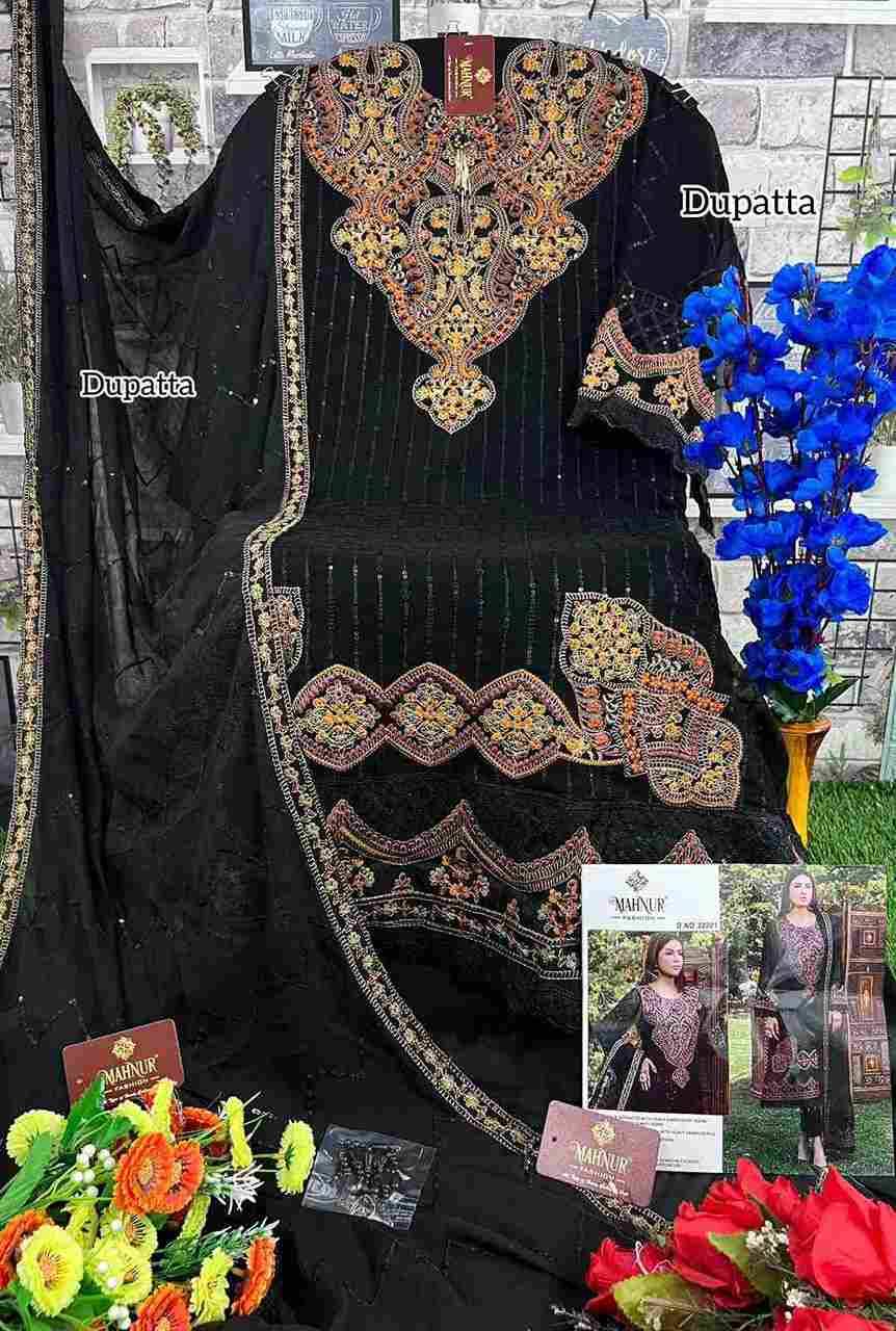 Mahnur Vol-32 By Mahnur Fashion 32001 To 32003 Series Designer Pakistani Suits Beautiful Stylish Fancy Colorful Party Wear & Occasional Wear Faux Georgette Embroidered Dresses At Wholesale Price