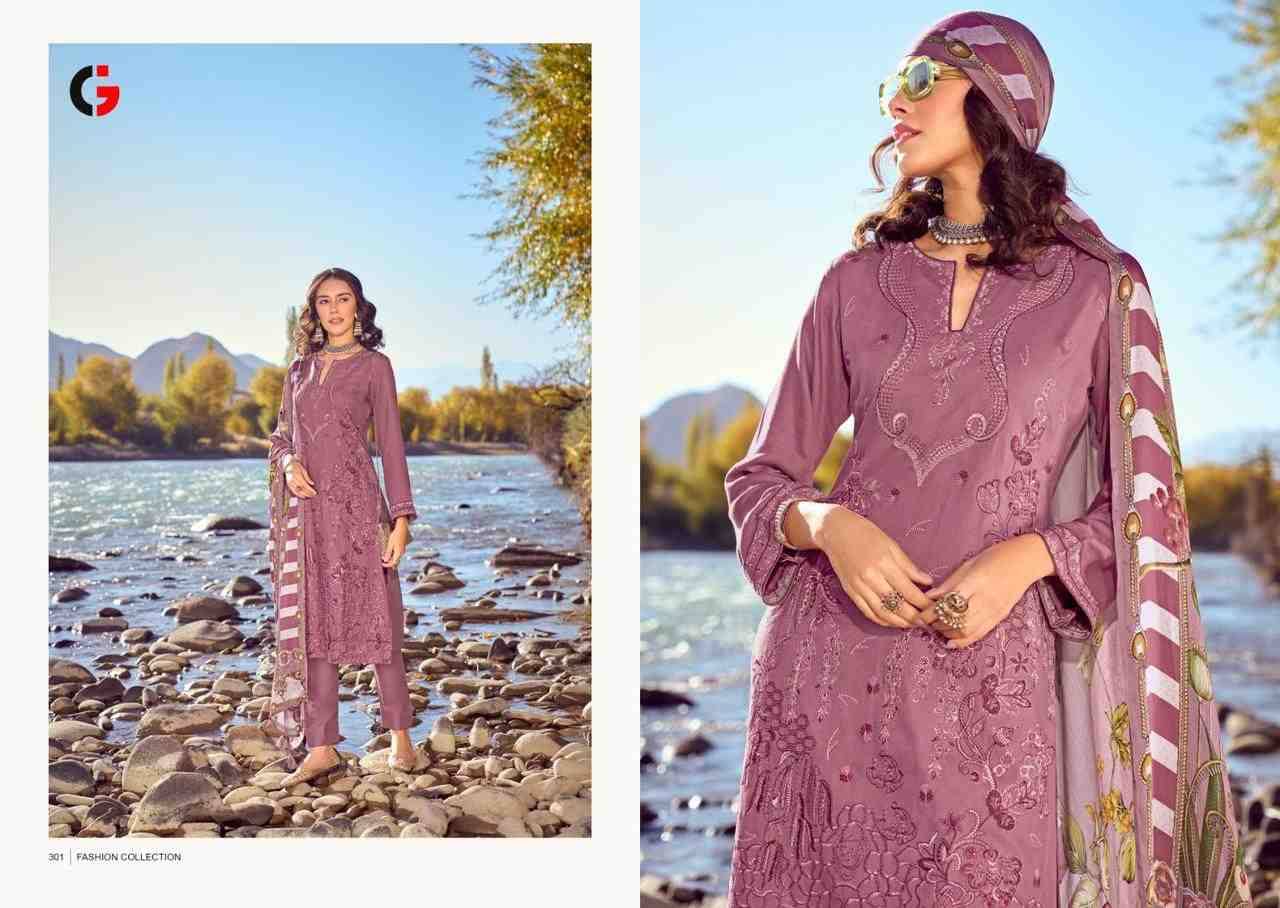 Rezam By Gull Jee 301 To 306 Series Beautiful Festive Suits Stylish Fancy Colorful Party Wear & Occasional Wear Viscose Pashmina Embroidered Dresses At Wholesale Price