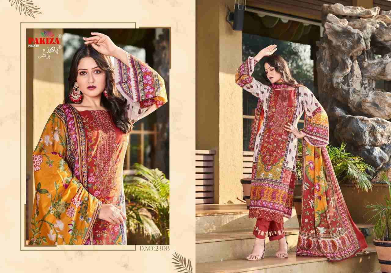 Zara Zikra Vol-23 By Pakiza Prints 2301 To 2310 Series Beautiful Festive Suits Colorful Stylish Fancy Casual Wear & Ethnic Wear Lawn Cotton Digital Printed Dresses At Wholesale Price