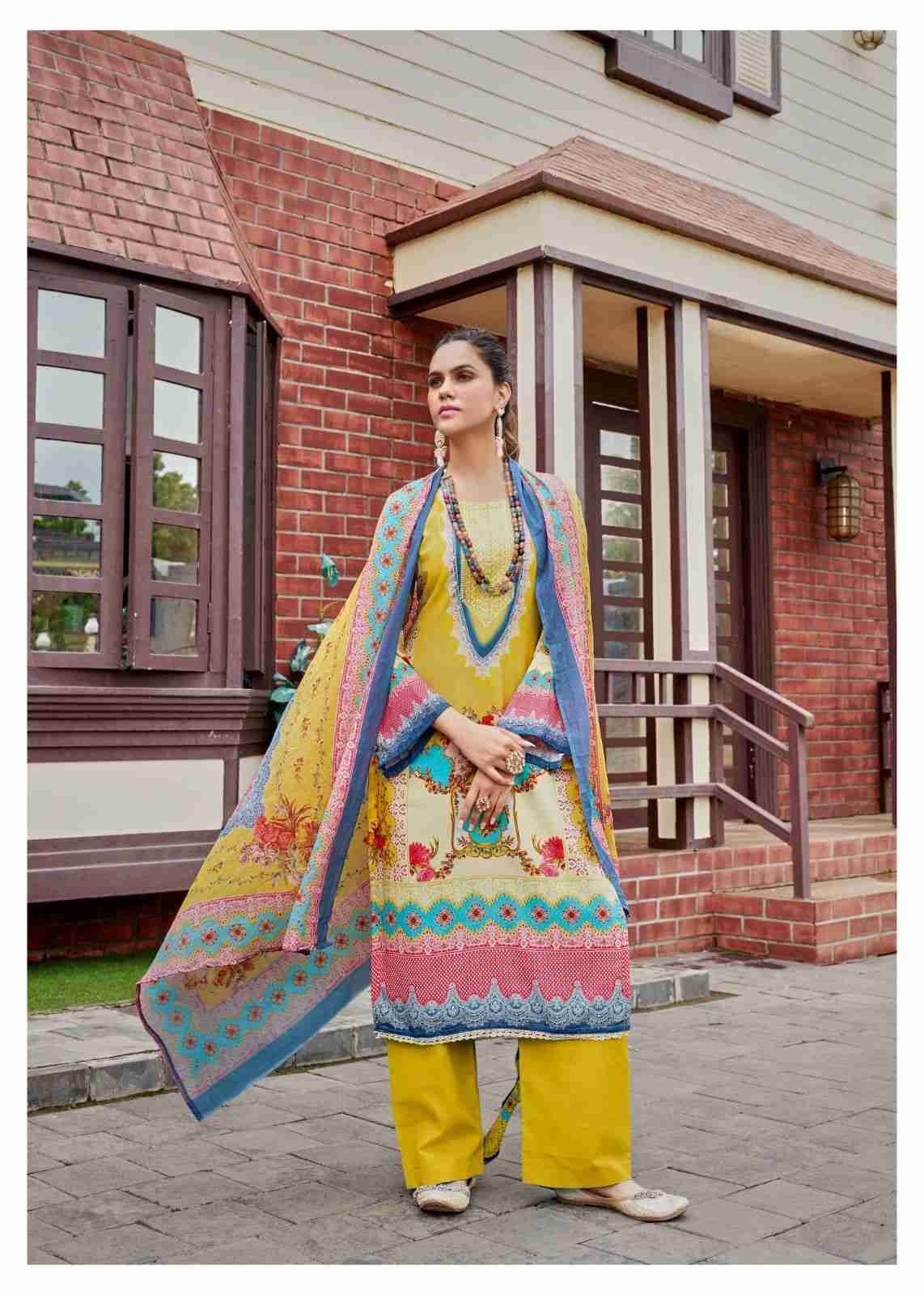 Aza Vol-4 By Hermitage 4001 To 4006 Series Beautiful Festival Suits Stylish Fancy Colorful Casual Wear & Ethnic Wear Pure Viscose Cotton Print Dresses At Wholesale Price