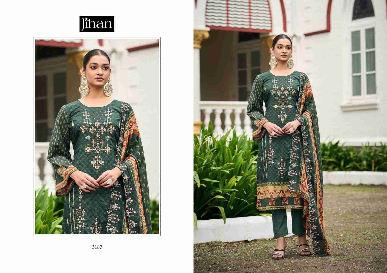 Bin Saeed Vol-6 By Jihan Beautiful Stylish Festive Suits Fancy Colorful Casual Wear & Ethnic Wear & Ready To Wear Pure Lawn Print Dresses At Wholesale Price