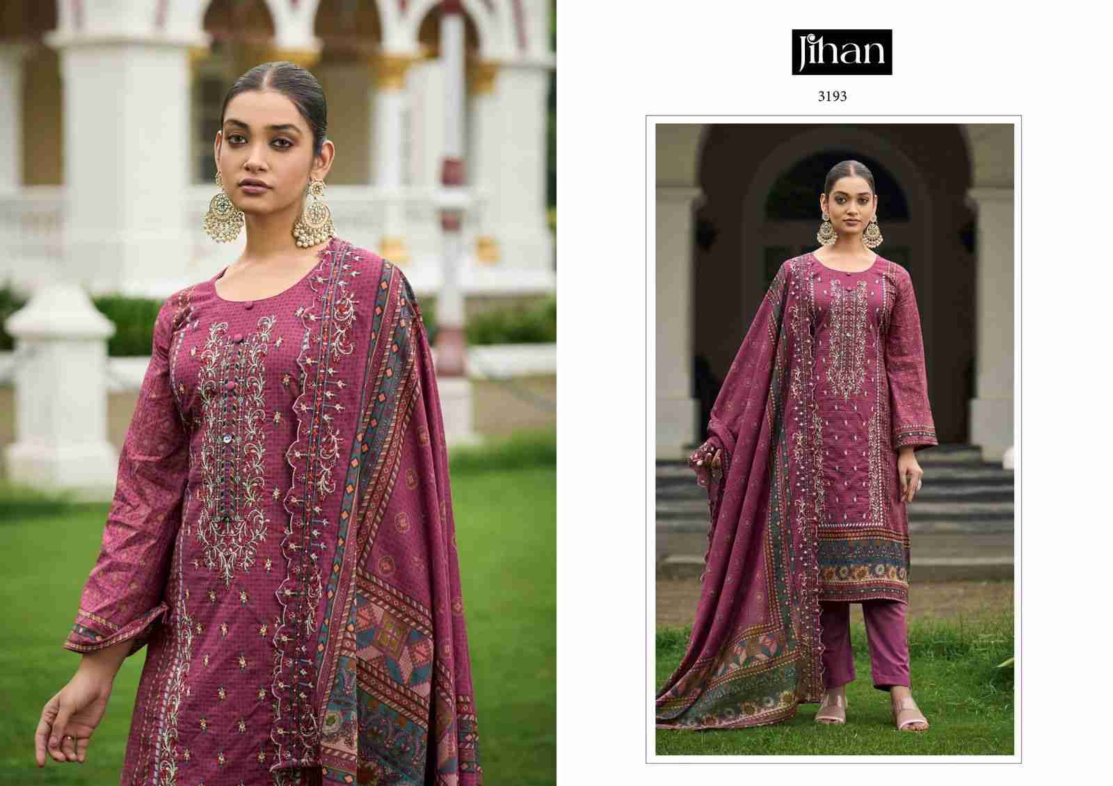 Bin Saeed Vol-6 By Jihan Beautiful Stylish Festive Suits Fancy Colorful Casual Wear & Ethnic Wear & Ready To Wear Pure Lawn Print Dresses At Wholesale Price