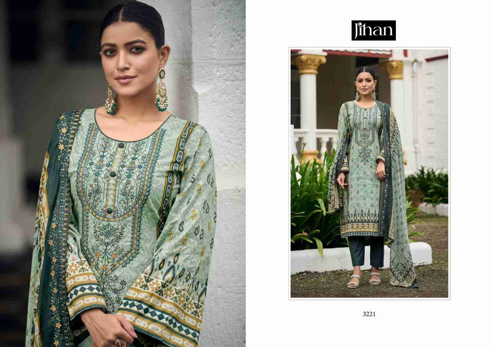 Bin Saeed Vol-6 By Jihan Beautiful Stylish Festive Suits Fancy Colorful Casual Wear & Ethnic Wear & Ready To Wear Pure Lawn Print Dresses At Wholesale Price