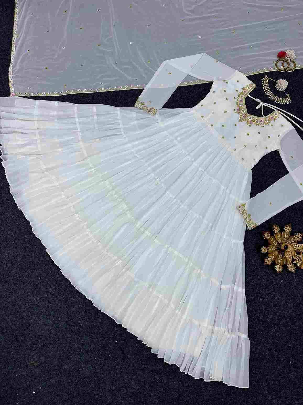 K-1368 By Fashid Wholesale 01 To 02 Series Beautiful Anarkali Suits Colorful Stylish Fancy Casual Wear & Ethnic Wear Faux Georgette Embroidery Dresses At Wholesale Price