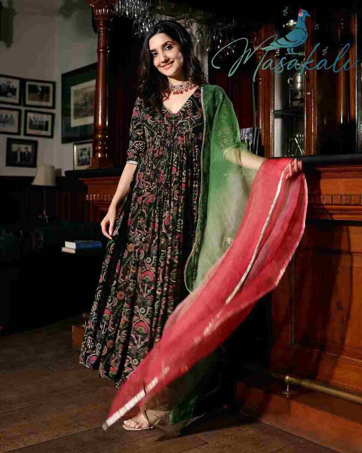 Masakali Vol-4 By Fashid Wholesale 4001 To 4004 Series Beautiful Anarkali Suits Colorful Stylish Fancy Casual Wear & Ethnic Wear Muslin Silk Embroidery Dresses At Wholesale Price