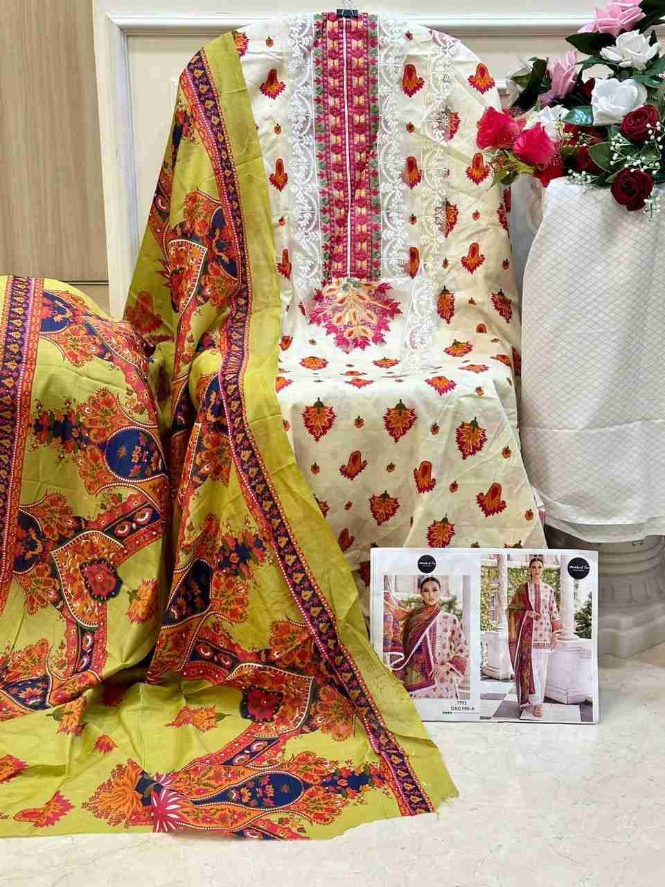 Mehboob Hit Design 1190 Colours By Mehboob Tex 1190-A To 1190-B Series Beautiful Winter Collection Pakistani Suits Stylish Fancy Colorful Casual Wear & Ethnic Wear Pure Cotton Print With Embroidery Dresses At Wholesale Price