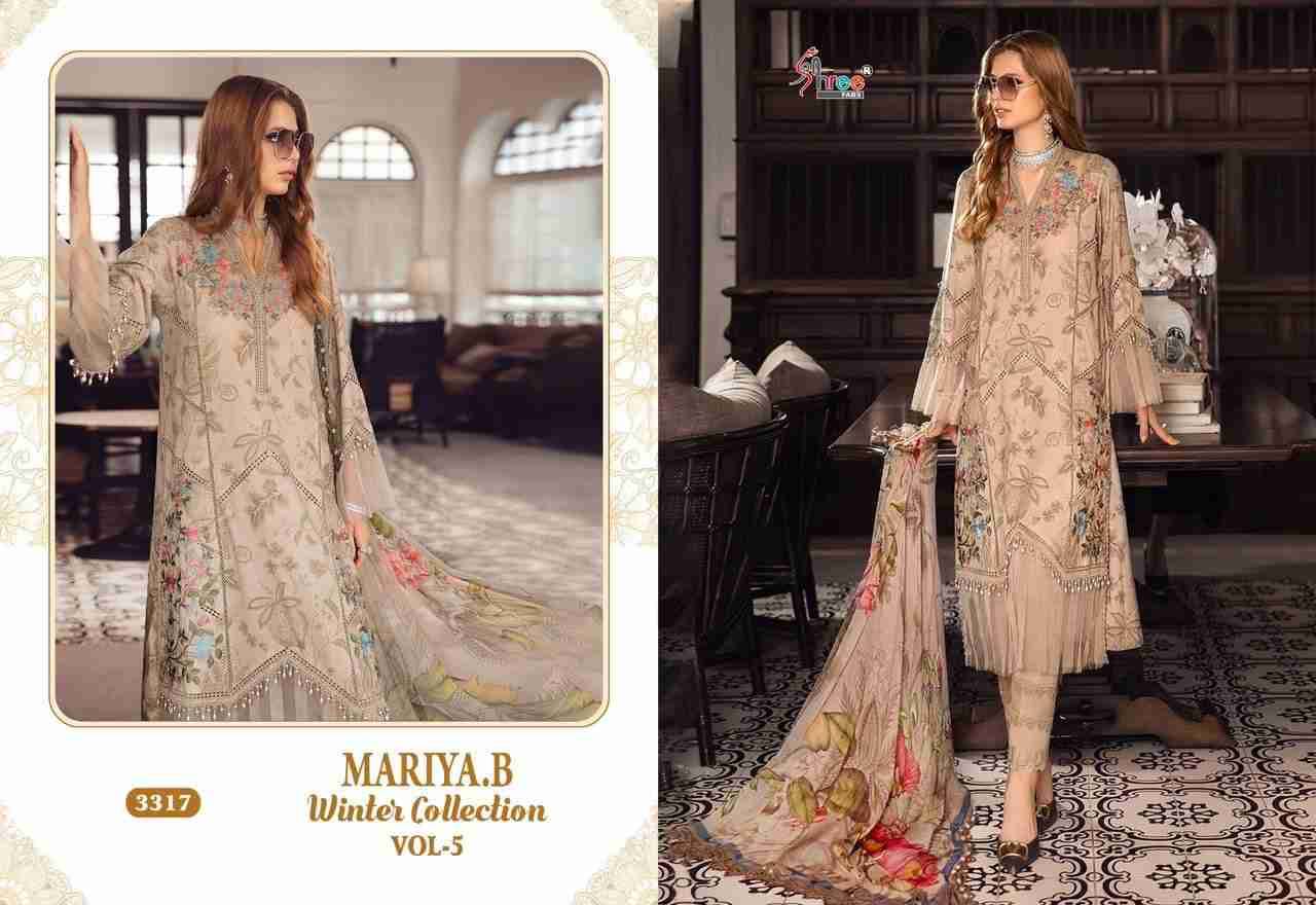 Mariya.B Winter Collection Vol-5 By Shree Fabs 3314 To 3321 Series Beautiful Pakistani Suits Stylish Fancy Colorful Party Wear & Occasional Wear Pure Pashmina With Embroidery Dresses At Wholesale Price