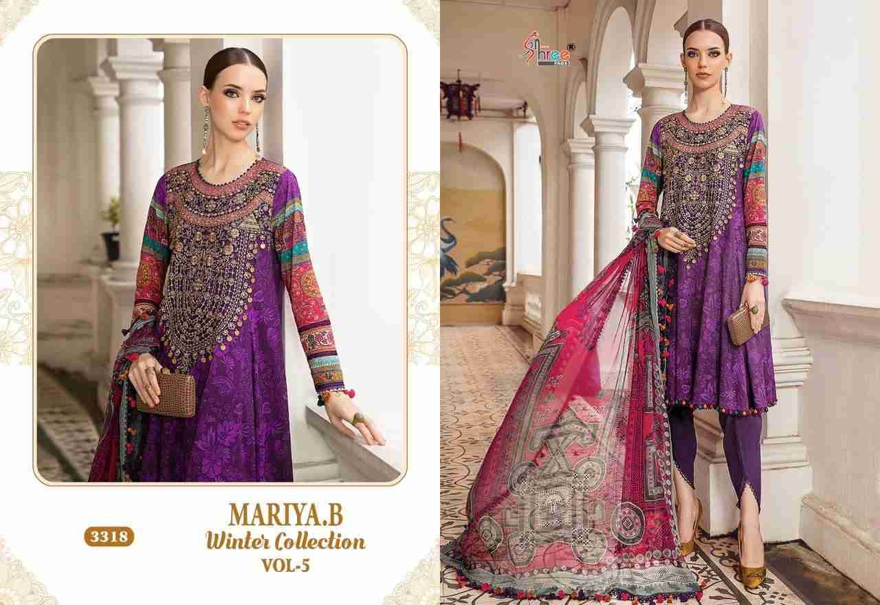 Mariya.B Winter Collection Vol-5 By Shree Fabs 3314 To 3321 Series Beautiful Pakistani Suits Stylish Fancy Colorful Party Wear & Occasional Wear Pure Pashmina With Embroidery Dresses At Wholesale Price