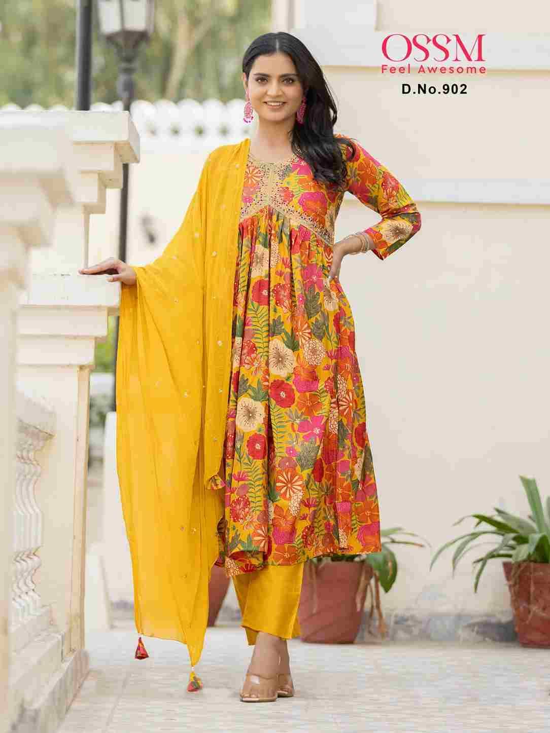Resham Vol-9 By Ossm 901 To 906 Series Beautiful Stylish Festive Suits Fancy Colorful Casual Wear & Ethnic Wear & Ready To Wear Modal Chanderi Print Dresses At Wholesale Price