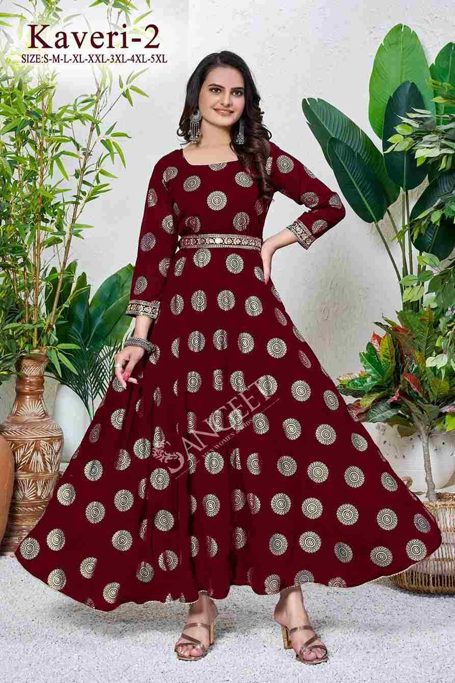 Kaveri Vol-2 By Fashid Wholesale 1001 To 1006 Series Beautiful Stylish Fancy Colorful Casual Wear & Ethnic Wear Faux Georgette Digital Print Gowns At Wholesale Price