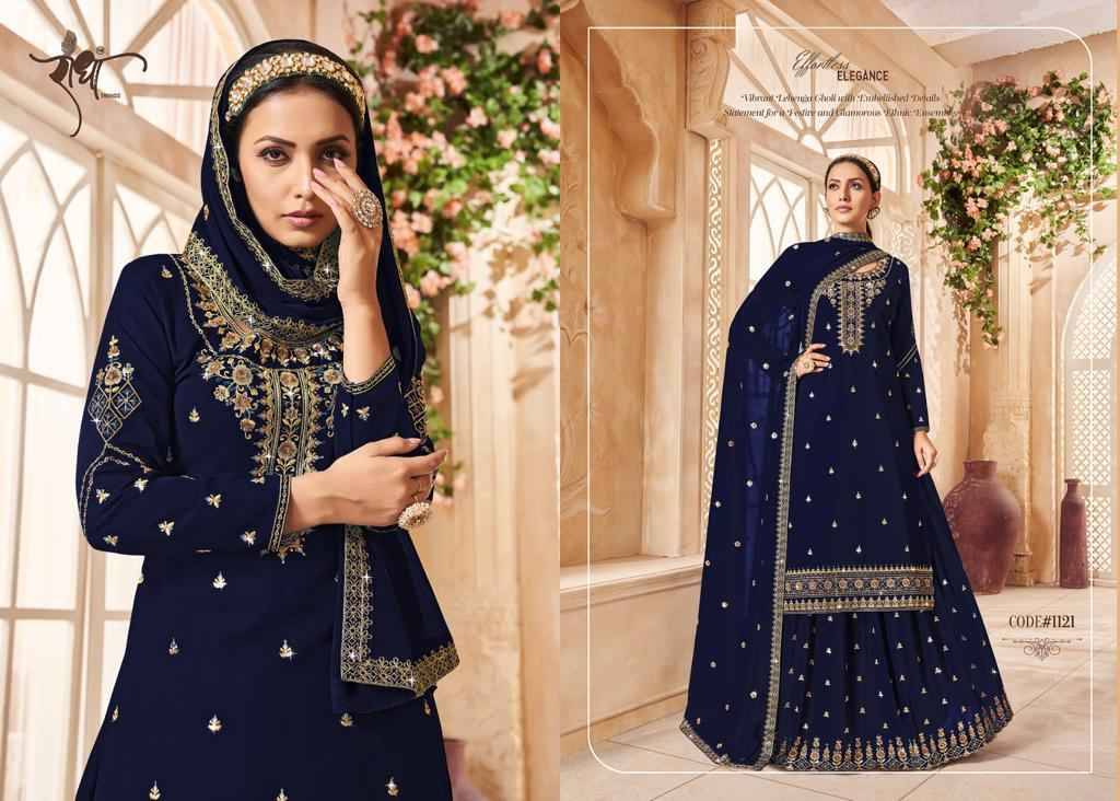 Butterfly Vol-3 By Radha Trendz 1121 To 1124 Designer Suits Beautiful Fancy Colorful Stylish Party Wear & Occasional Wear Georgette Embroidered Dresses At Wholesale Price