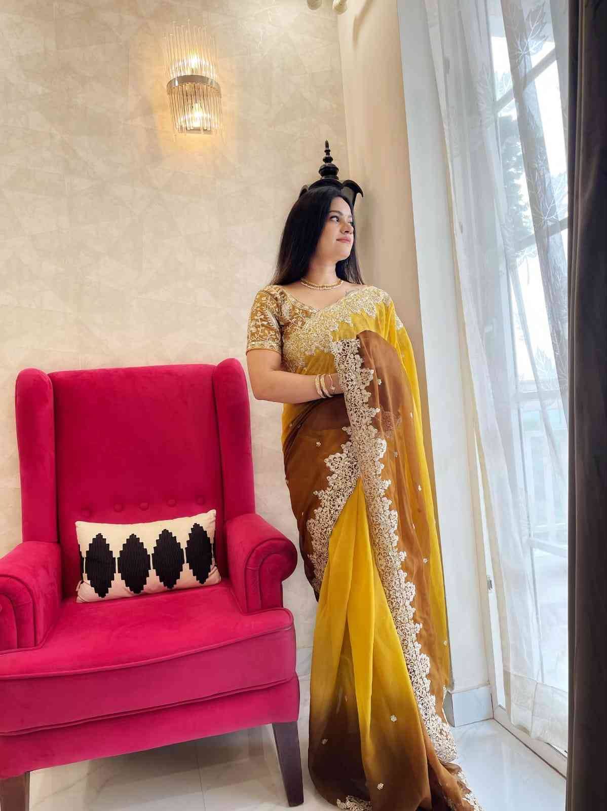 Riddhi Siddhi By Fashid Wholesale 01 To 05 Series Indian Traditional Wear Collection Beautiful Stylish Fancy Colorful Party Wear & Occasional Wear Georgette Silk Sarees At Wholesale Price
