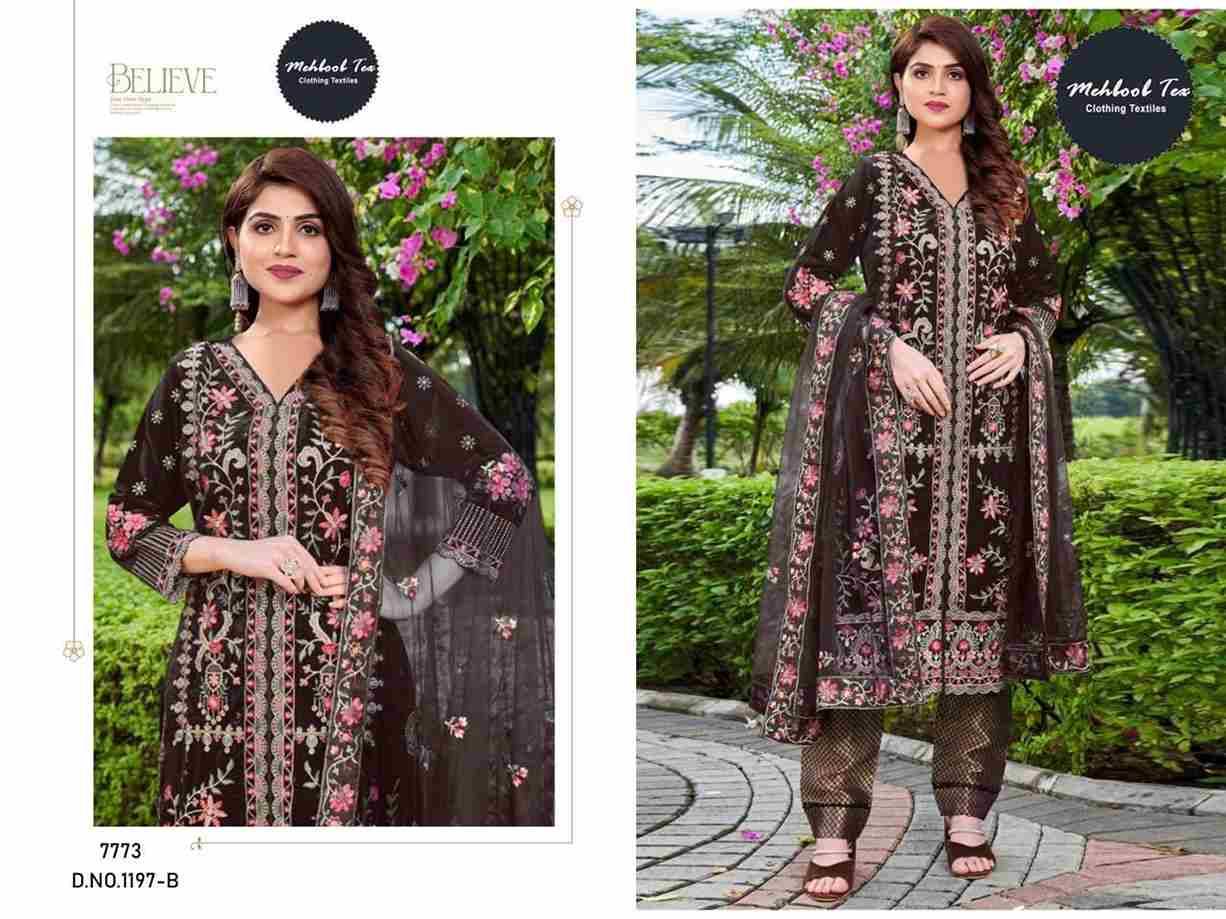 Mehboob Hit Design 1197 Colours By Mehboob Tex 1197-A To 1197-D Series Beautiful Winter Collection Pakistani Suits Stylish Fancy Colorful Casual Wear & Ethnic Wear Heavy Velvet Embroidery Dresses At Wholesale Price