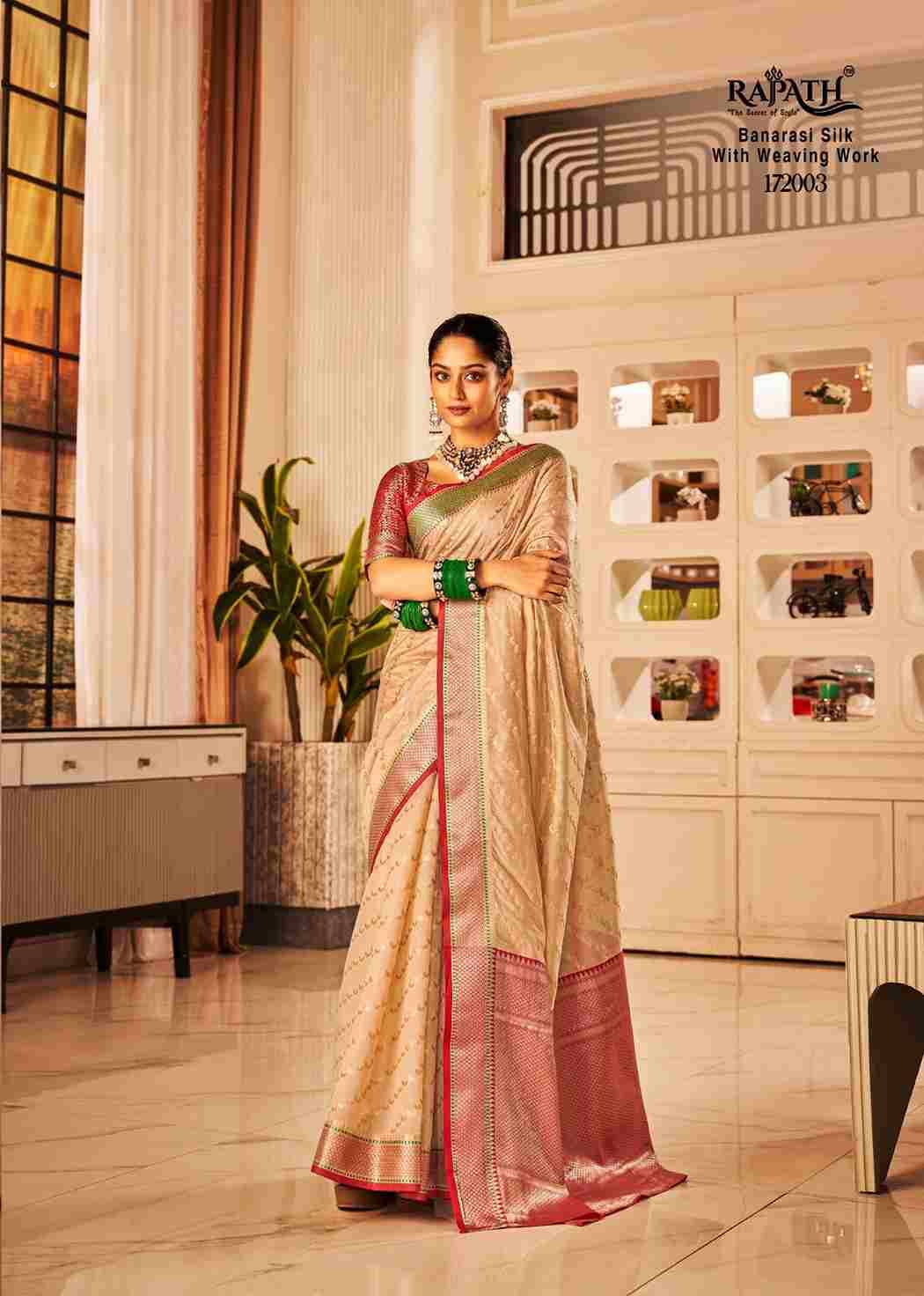 Vaijanti By Rajpath 172001 To 172006 Series Indian Traditional Wear Collection Beautiful Stylish Fancy Colorful Party Wear & Occasional Wear Banarasi Silk Sarees At Wholesale Price