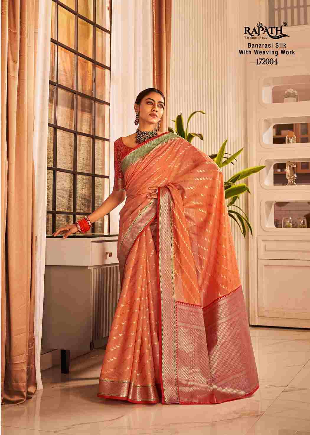 Vaijanti By Rajpath 172001 To 172006 Series Indian Traditional Wear Collection Beautiful Stylish Fancy Colorful Party Wear & Occasional Wear Banarasi Silk Sarees At Wholesale Price