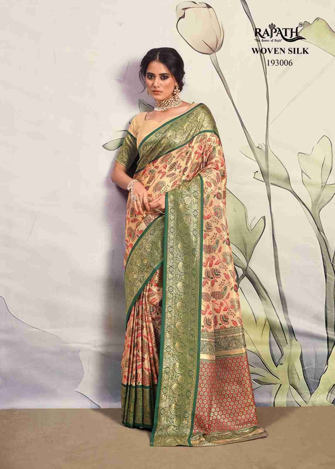 Kaval By Rajpath 193001 To 193006 Series Indian Traditional Wear Collection Beautiful Stylish Fancy Colorful Party Wear & Occasional Wear Pure Silk Sarees At Wholesale Price