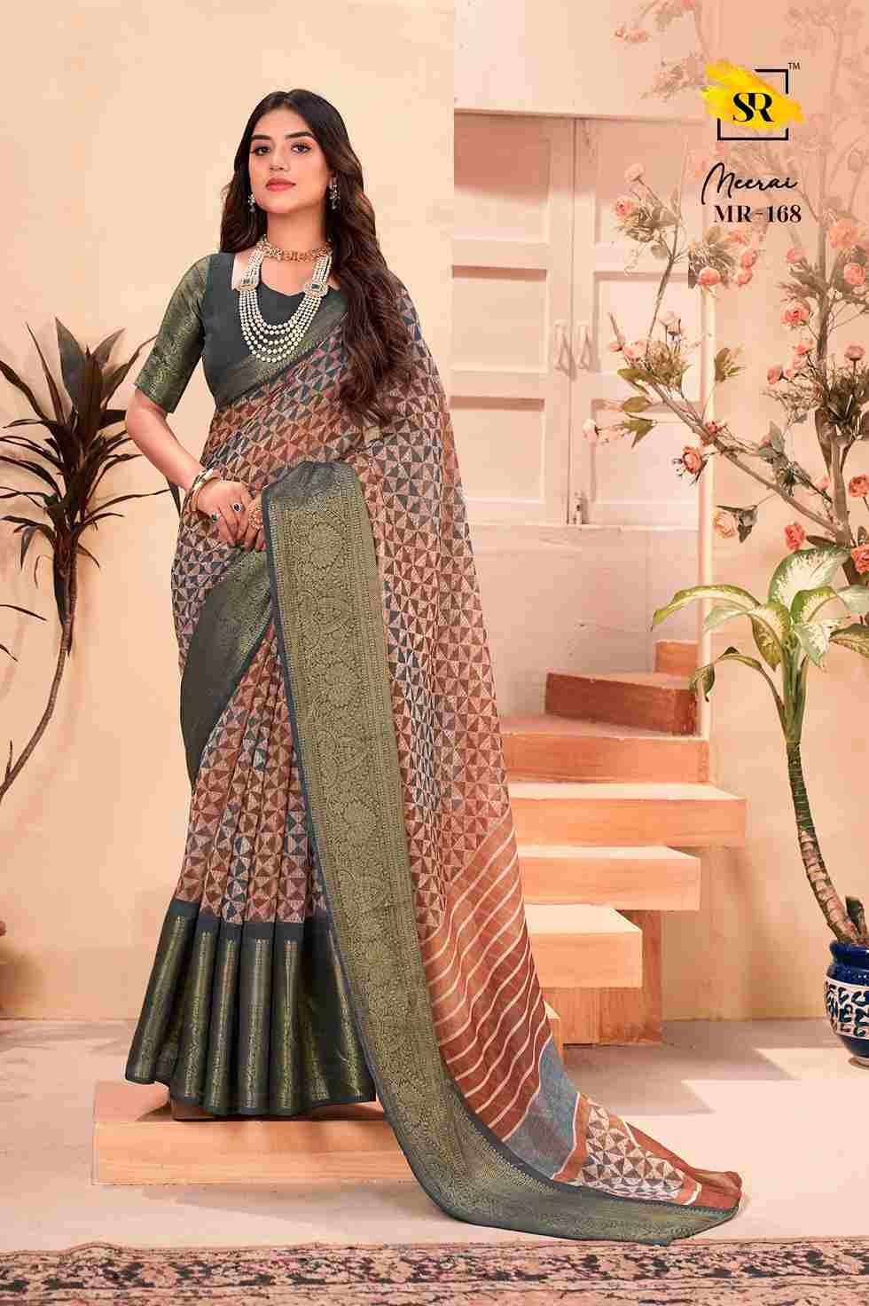Meerai By SR 161 To 170 Series Indian Traditional Wear Collection Beautiful Stylish Fancy Colorful Party Wear & Occasional Wear Soft Cotton Sarees At Wholesale Price