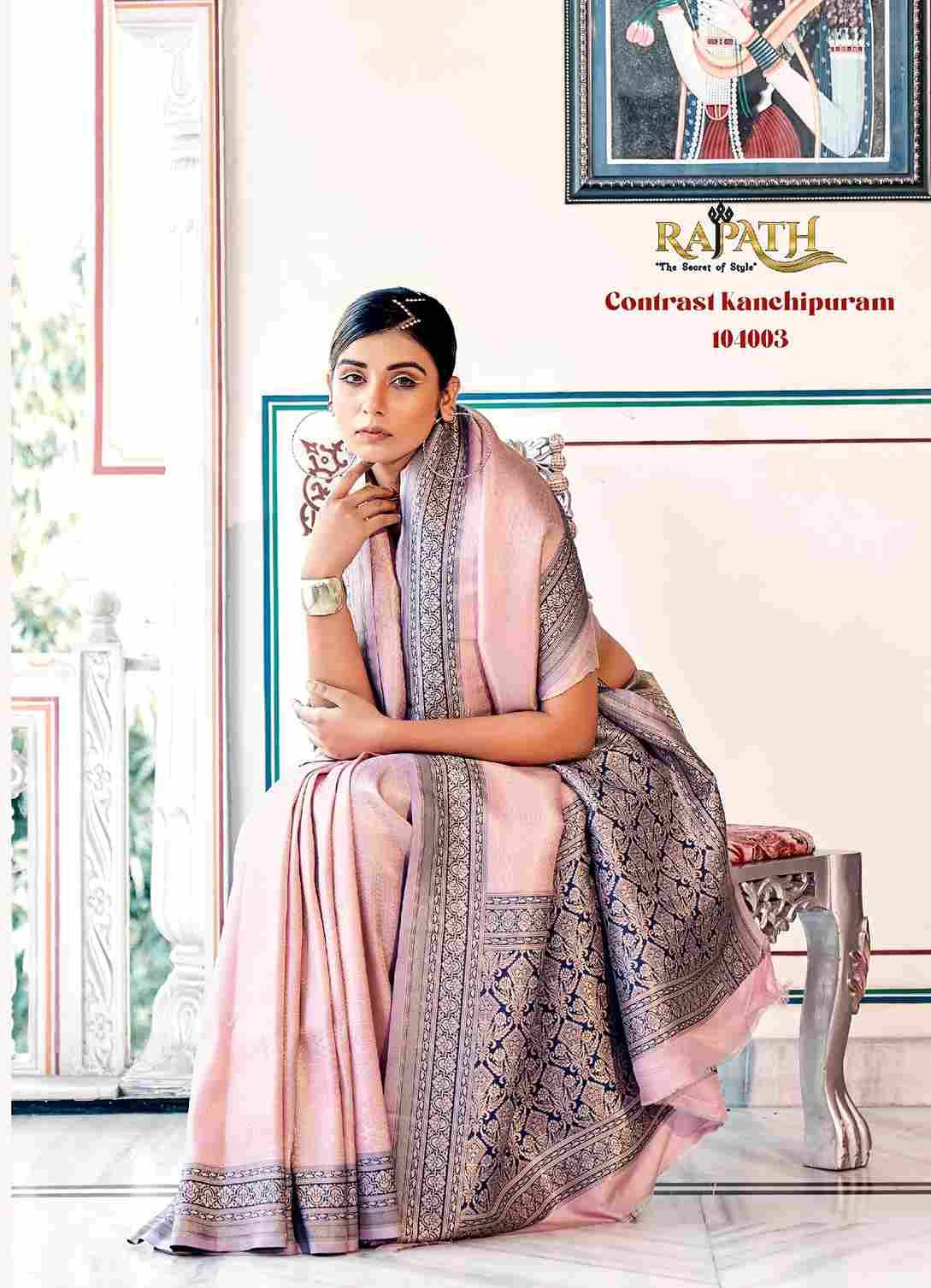 Aaidehi Silk By Rajpath 104001 To 104006 Series Indian Traditional Wear Collection Beautiful Stylish Fancy Colorful Party Wear & Occasional Wear Soft Kanjivaram Silk Sarees At Wholesale Price