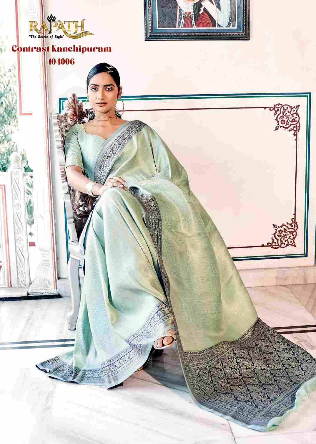 Aaidehi Silk By Rajpath 104001 To 104006 Series Indian Traditional Wear Collection Beautiful Stylish Fancy Colorful Party Wear & Occasional Wear Soft Kanjivaram Silk Sarees At Wholesale Price