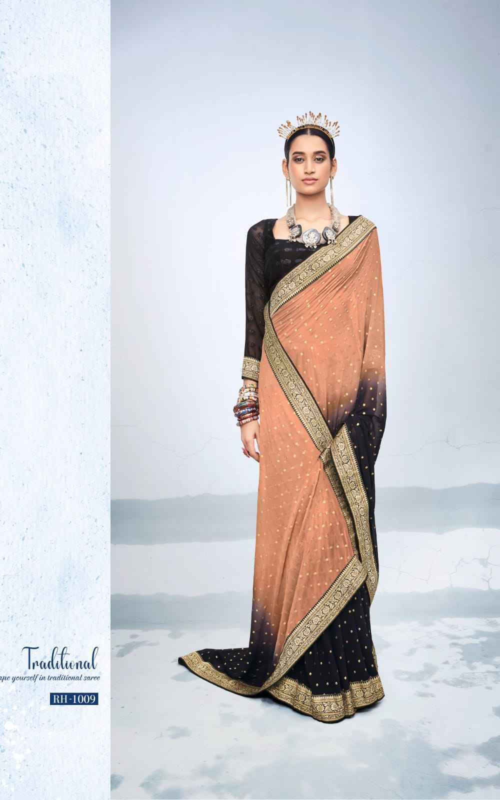 Rihana Vol-2 By Stavan 1006 To 1009 Series Indian Traditional Wear Collection Beautiful Stylish Fancy Colorful Party Wear & Occasional Wear Georgette Print Sarees At Wholesale Price