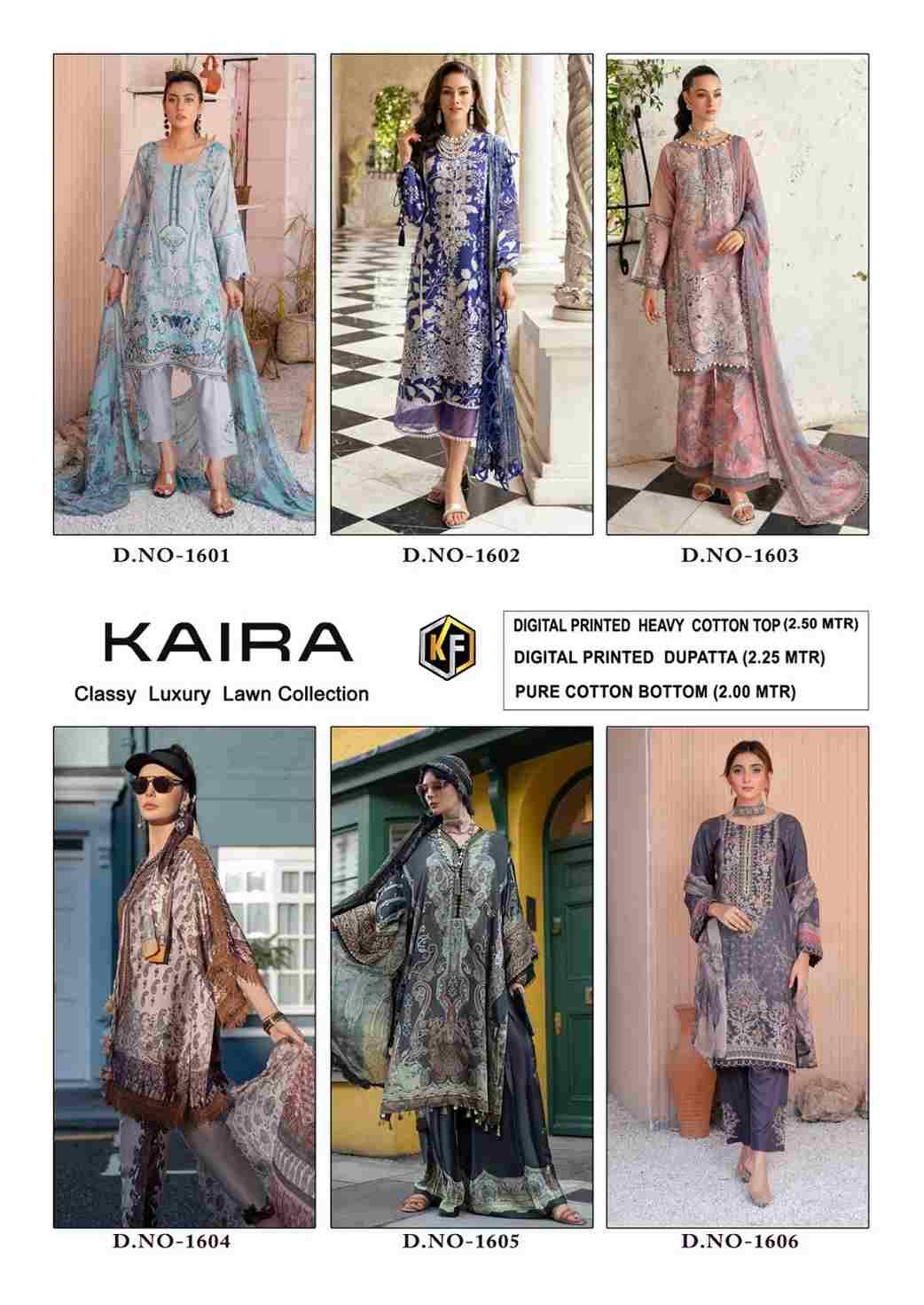Kaira Vol-16 By Keval Fab 1601 To 1606 Series Beautiful Stylish Festive Suits Fancy Colorful Casual Wear & Ethnic Wear & Ready To Wear Pure Cotton Dresses At Wholesale Price