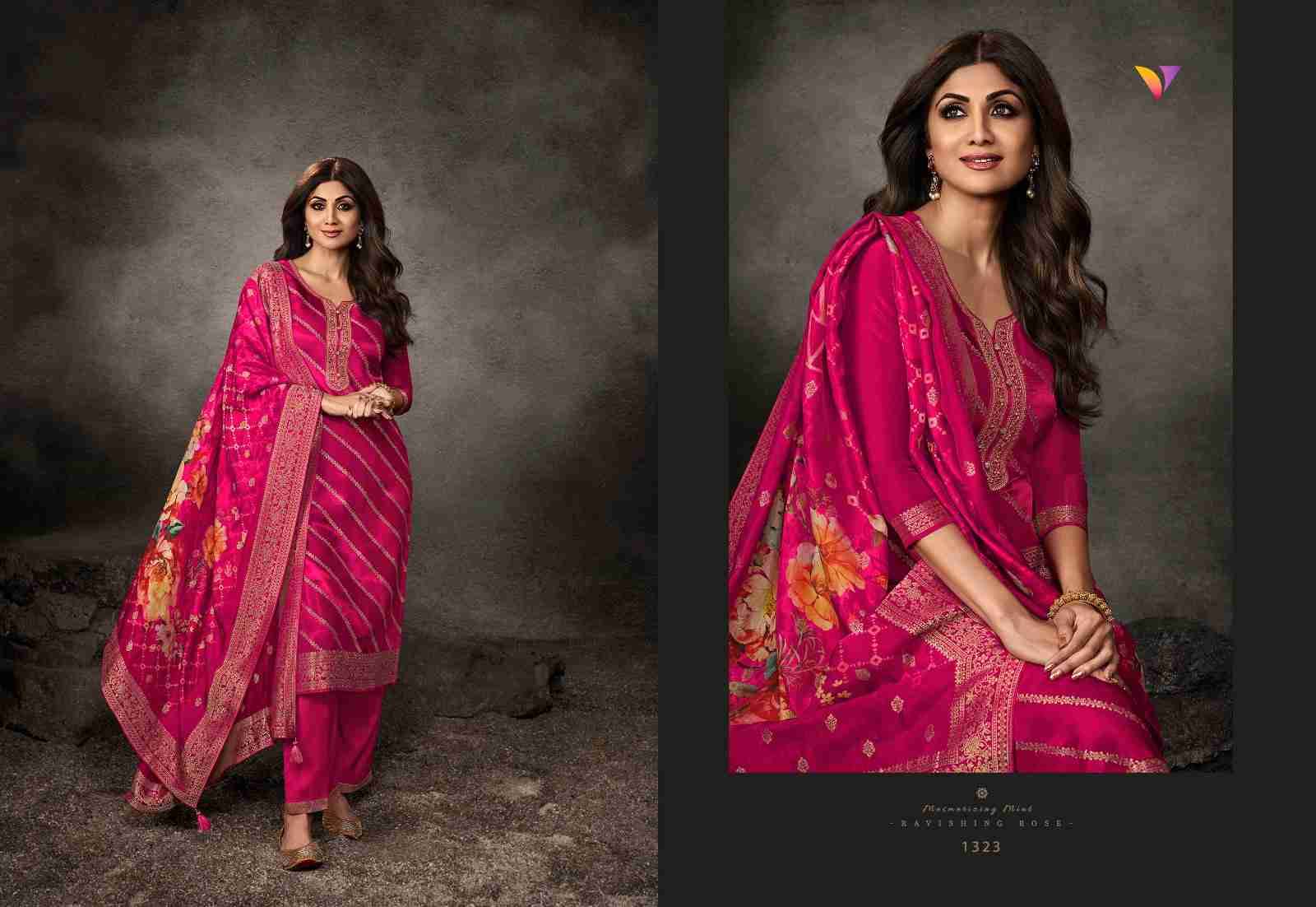 Shilpa Vol-11 By Vatsam 1321 To 1324 Series Beautiful Suits Colorful Stylish Fancy Casual Wear & Ethnic Wear Pure Viscose Jacquard Dresses At Wholesale Price