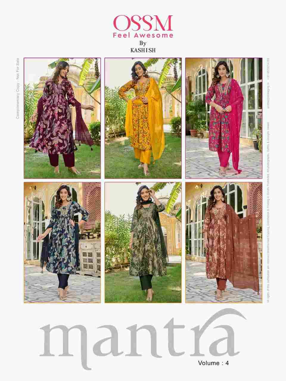 Mannta Vol-4 By Ossm 401 To 406 Series Beautiful Festive Suits Stylish Fancy Colorful Party Wear & Occasional Wear Premium Chanderi Dresses At Wholesale Price