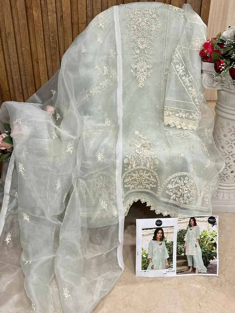 Mehboob Tex Hit Design 1199 Colours By Mehboob Tex 1199-A To 1199-D Series Beautiful Stylish Pakistani Suits Fancy Colorful Casual Wear & Ethnic Wear & Ready To Wear Organza Embroidery Dresses At Wholesale Price