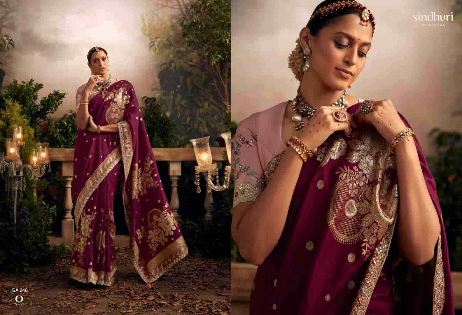 Radha Rani By Kimora Fashion 237 To 247 Series Indian Traditional Wear Collection Beautiful Stylish Fancy Colorful Party Wear & Occasional Wear Fancy Sarees At Wholesale Price