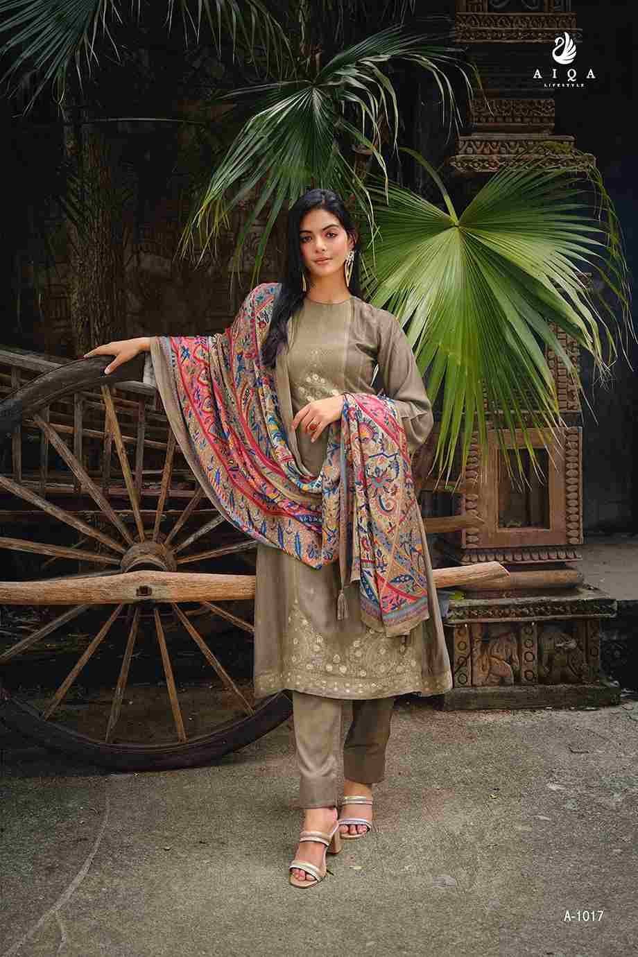 Kaifiyat By Aiqa 1016 To 1023 Series Beautiful Festive Suits Colorful Stylish Fancy Casual Wear & Ethnic Wear Pure Pashmina Digital Print Dresses At Wholesale Price