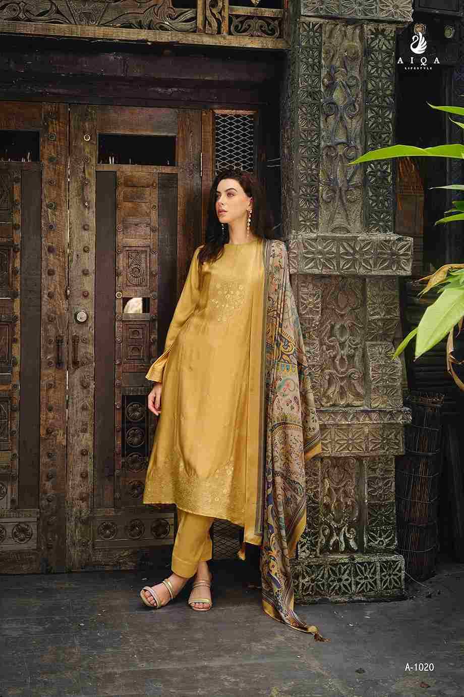 Kaifiyat By Aiqa 1016 To 1023 Series Beautiful Festive Suits Colorful Stylish Fancy Casual Wear & Ethnic Wear Pure Pashmina Digital Print Dresses At Wholesale Price