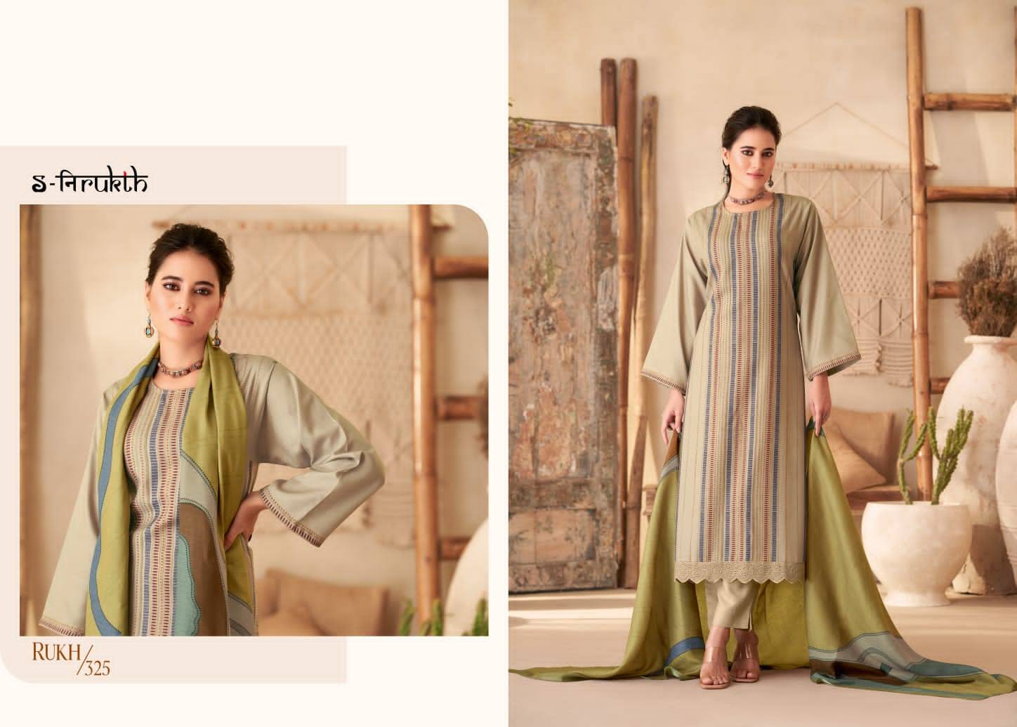 Rukh By S-Nirukth Beautiful Festive Suits Colorful Stylish Fancy Casual Wear & Ethnic Wear Pure Pashmina Print Dresses At Wholesale Price