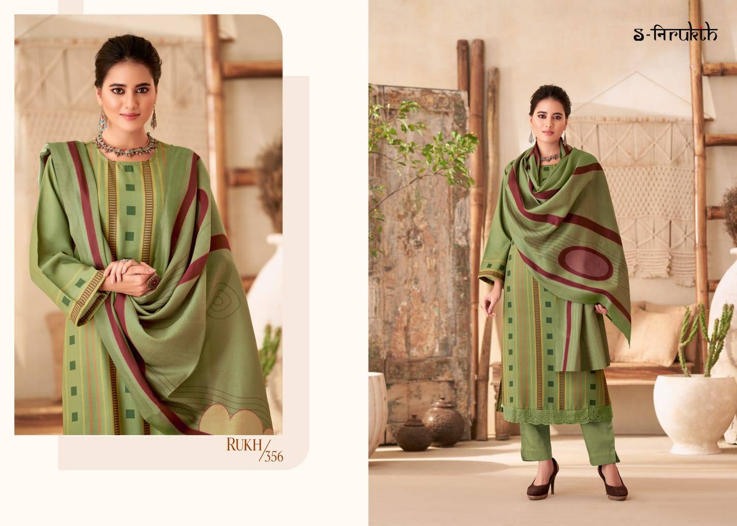 Rukh By S-Nirukth Beautiful Festive Suits Colorful Stylish Fancy Casual Wear & Ethnic Wear Pure Pashmina Print Dresses At Wholesale Price