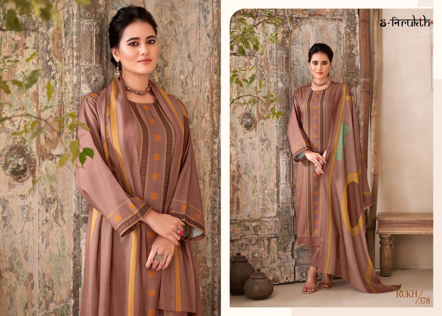 Rukh By S-Nirukth Beautiful Festive Suits Colorful Stylish Fancy Casual Wear & Ethnic Wear Pure Pashmina Print Dresses At Wholesale Price