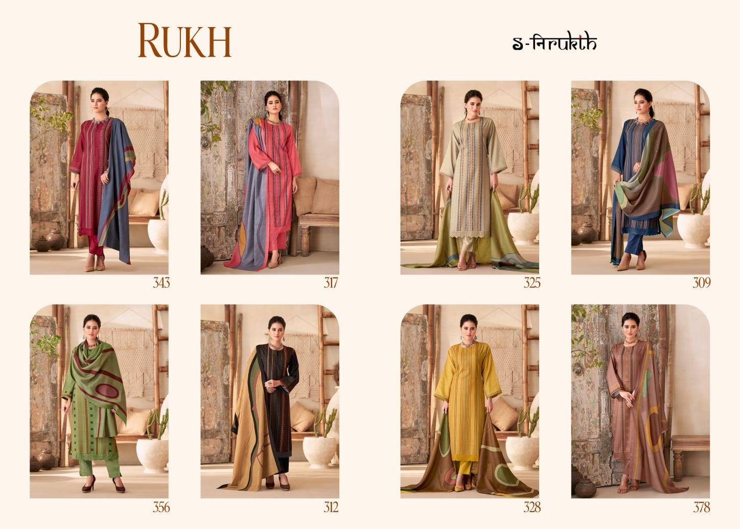 Rukh By S-Nirukth Beautiful Festive Suits Colorful Stylish Fancy Casual Wear & Ethnic Wear Pure Pashmina Print Dresses At Wholesale Price