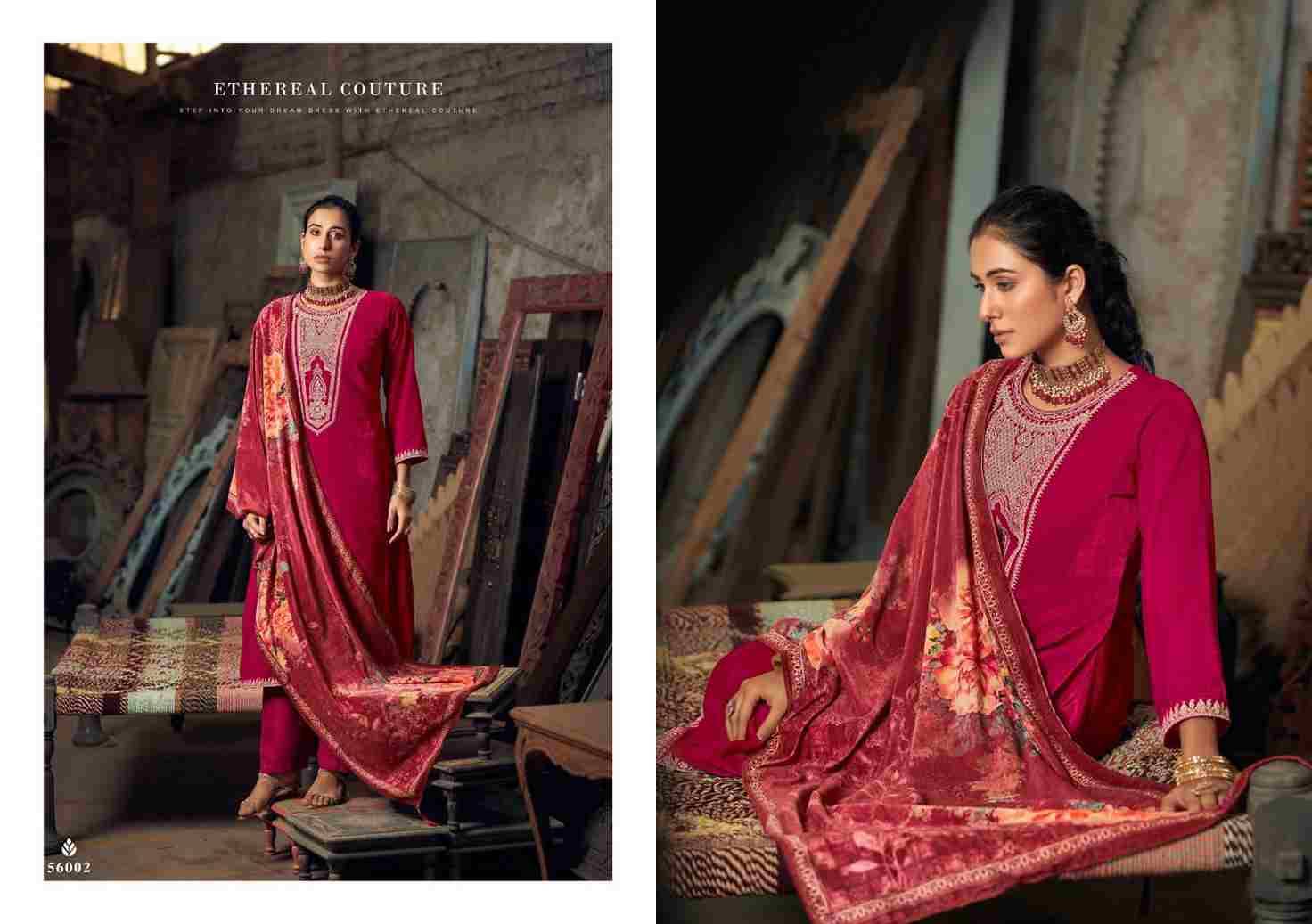 Gulnaz By Nishant Fashion 56001 To 56006 Series Beautiful Festive Suits Colorful Stylish Fancy Casual Wear & Ethnic Wear Pure Velvet Embroidered Dresses At Wholesale Price