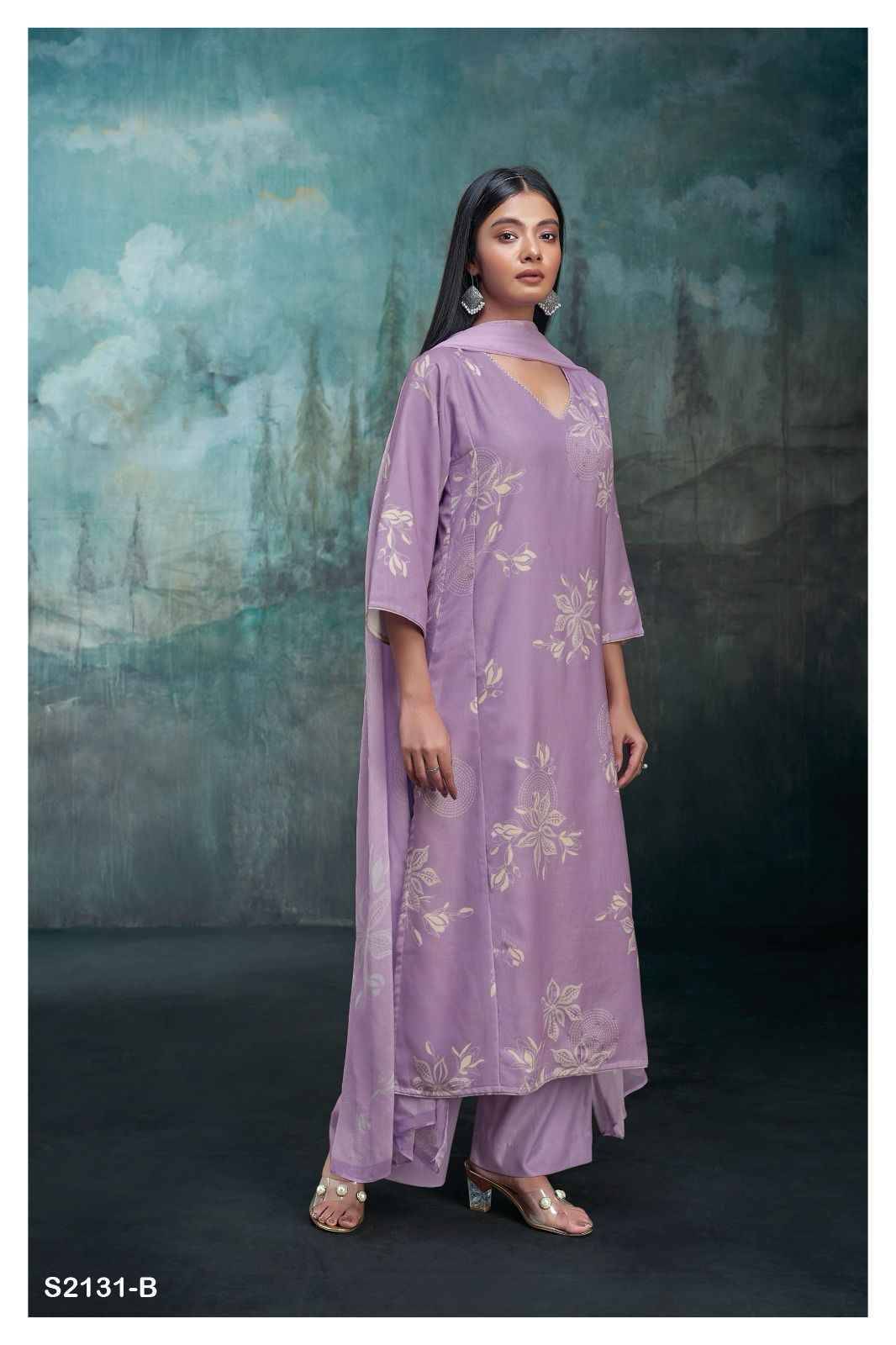 Rafqa-2131 By Ganga Fashion 2131-A To 2131-D Series Beautiful Festive Suits Colorful Stylish Fancy Casual Wear & Ethnic Wear Pure Pashmina Embroidered Dresses At Wholesale Price