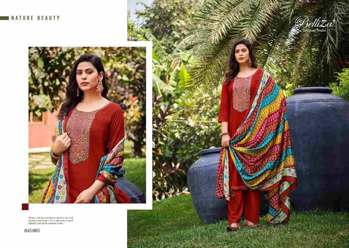 Lovina By Belliza 845-001 To 845-008 Series Beautiful Festive Suits Colorful Stylish Fancy Casual Wear & Ethnic Wear Pure Viscose Rayon Print Dresses At Wholesale Price