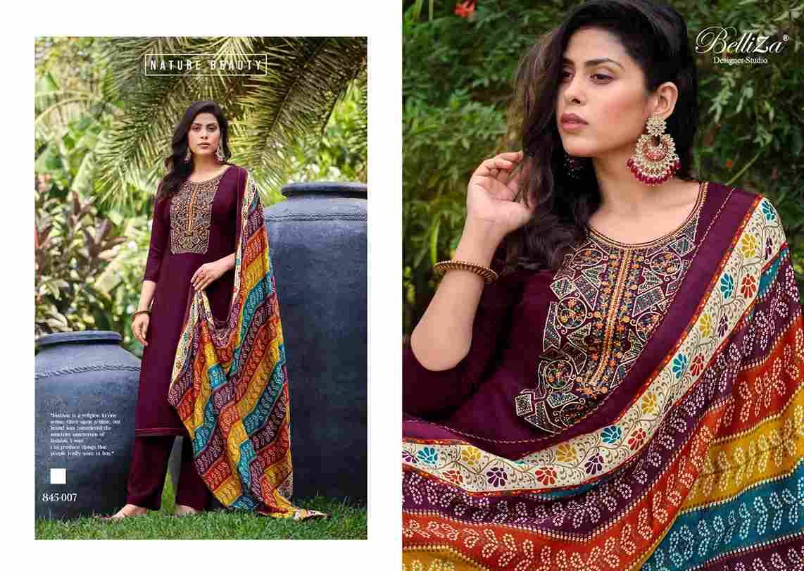 Lovina By Belliza 845-001 To 845-008 Series Beautiful Festive Suits Colorful Stylish Fancy Casual Wear & Ethnic Wear Pure Viscose Rayon Print Dresses At Wholesale Price