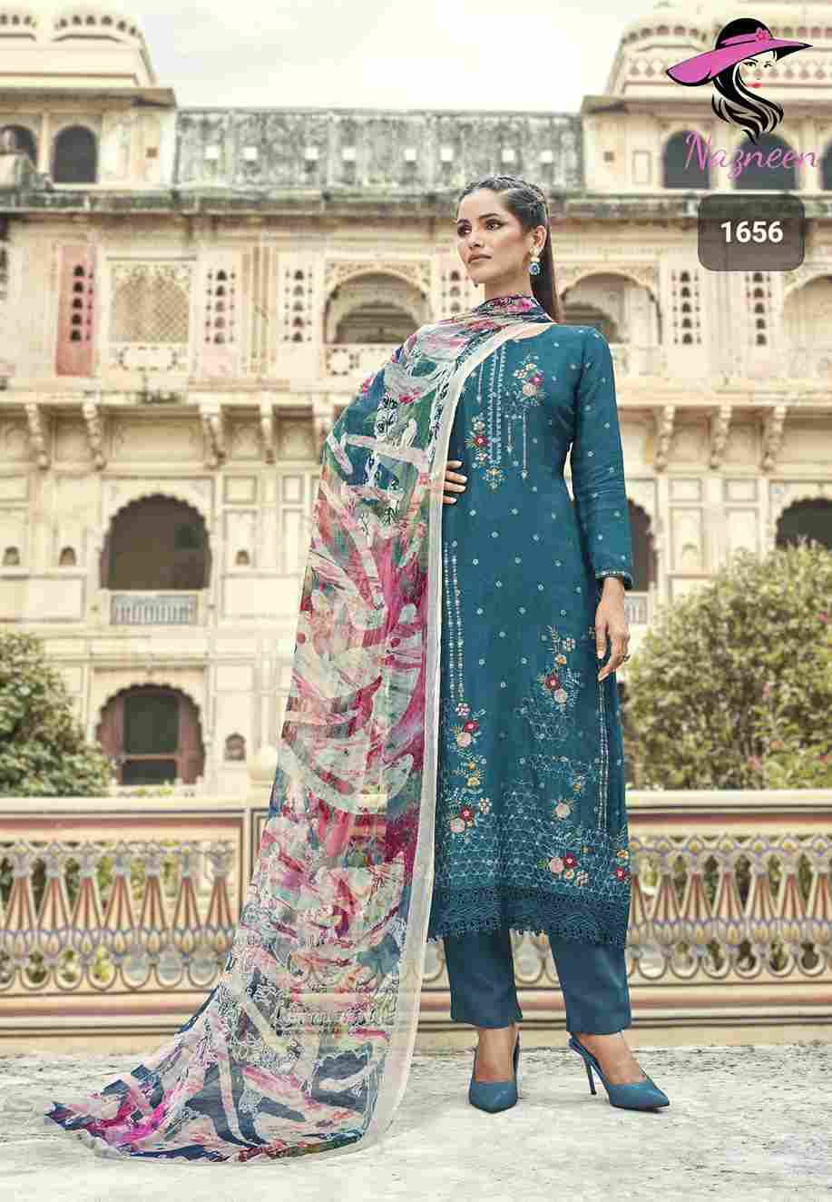 Advika By Nazneen 1653 To 1658 Series Beautiful Suits Colorful Stylish Fancy Casual Wear & Ethnic Wear Pure Bemberg Silk Jacquard Print Dresses At Wholesale Price