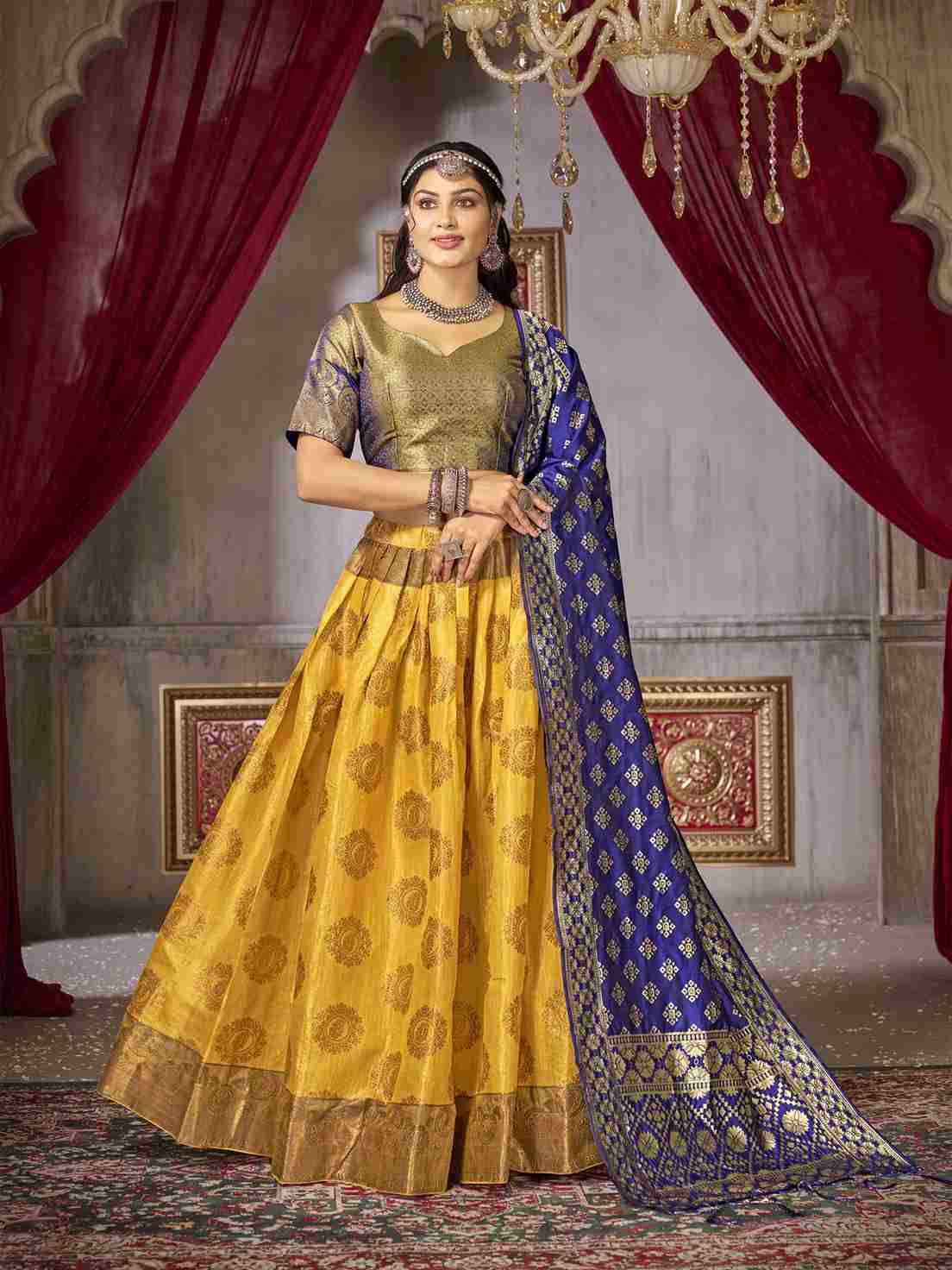 Sakshi By Fashid Wholesale 01 To 07 Series Beautiful Colorful Fancy Wedding Collection Occasional Wear & Party Wear Jacquard Silk Lehengas At Wholesale Price