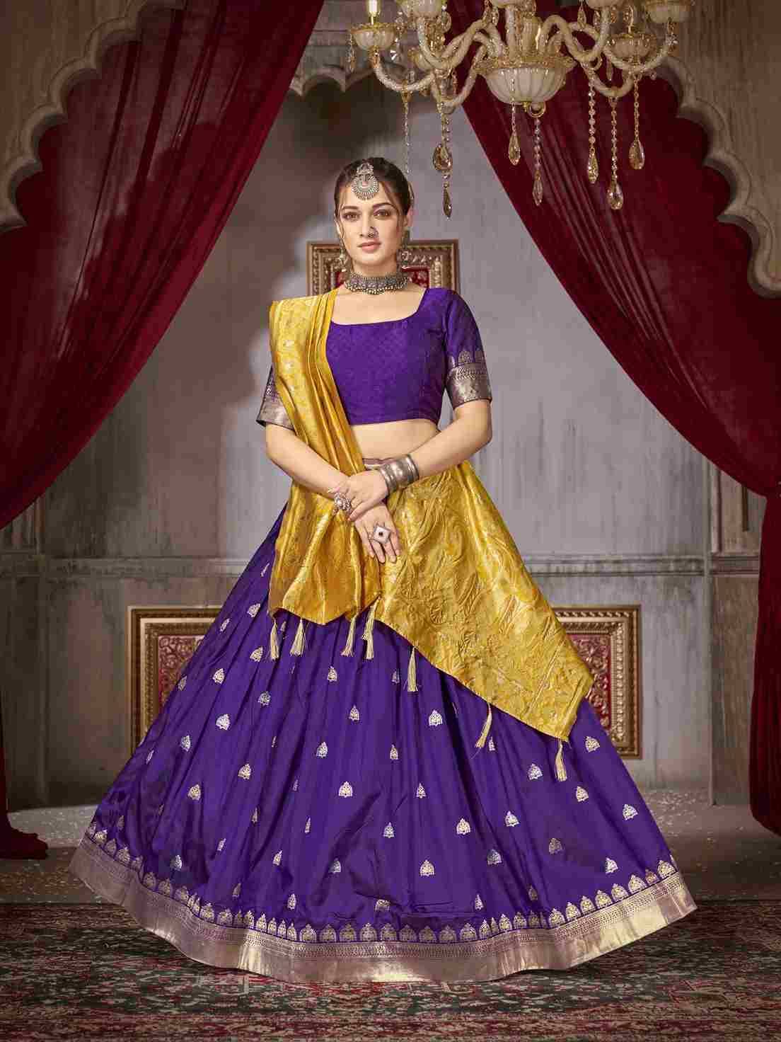 Sakshi By Fashid Wholesale 01 To 07 Series Beautiful Colorful Fancy Wedding Collection Occasional Wear & Party Wear Jacquard Silk Lehengas At Wholesale Price